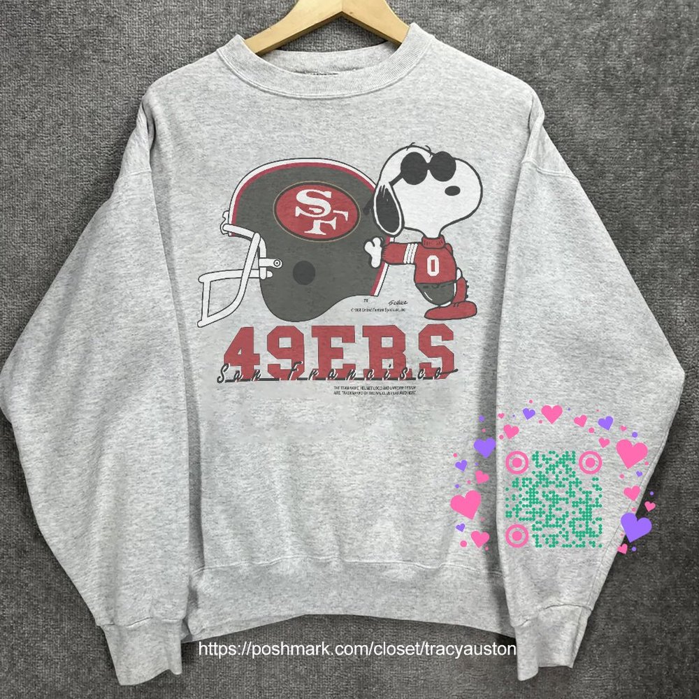 Vintage San Francisco 49ers Football Sweatshirt Retro NFL 49ers Unisex Shirt tee